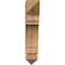 Ekena Millwork Merced Arts & Crafts Rough Sawn Bracket, Western Red Cedar, 4"W x 16"D x 20"H BKT04X16X20MRC03RWR - alternate 4